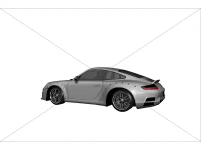 RUF RGT Upgrade Low-poly 3D model