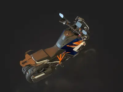 Base model  KTM 1290 Super Adventure 2021 3D model