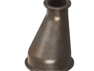 Rusty Eccentric Reducer 3D model