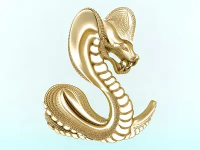 Cobra for jewelry - Snakes for rings 3D print model