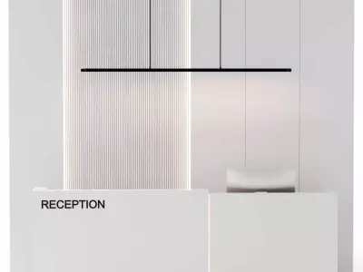 Reception Desk 3D model get
