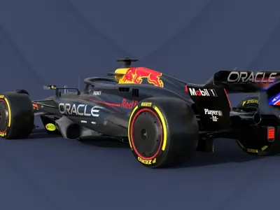 RedBull RB-20 F1 Low-poly 3D model