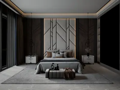 Bedroom 09 3D model