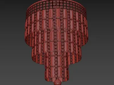 Chandelier Napoli E 1 5 38 501 G 3D model