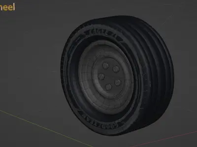 Generic old car 3D model