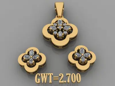 Fashion Pendent  3D print model