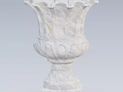Garden urn planter35 3D model
