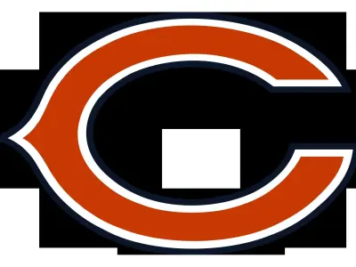 Chicago Bears Football Helmet 3D model