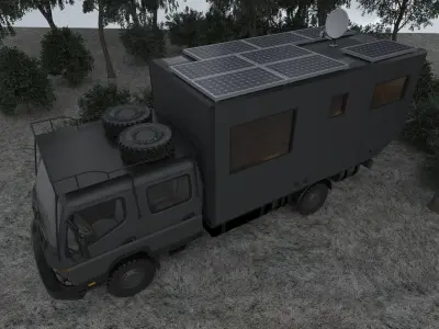 Camper Off Road Truck 3D model