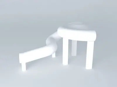 Yellow Slide Free 3D model