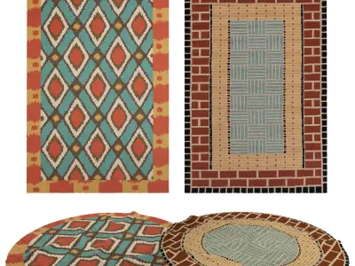 Rugs No 742 Low-poly 3D model