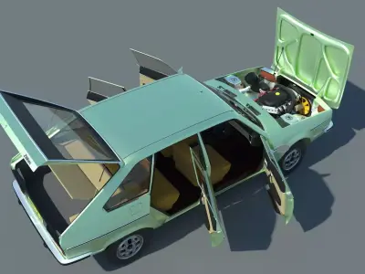 Renault 20 ts 1979 3D model