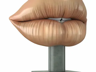 Lips Figurine 3D model