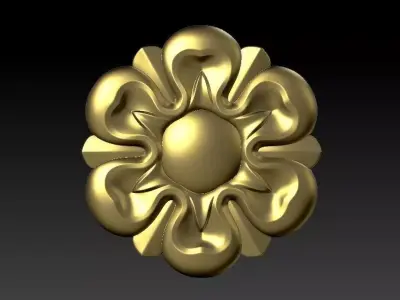  Decorative patterns walls mirror frames picture frames 3D model