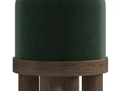 Pouffe Scandi 1 By Inmyroom 3D model
