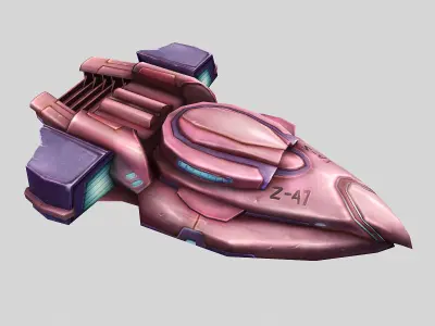 Sickle fighter 02 3D model