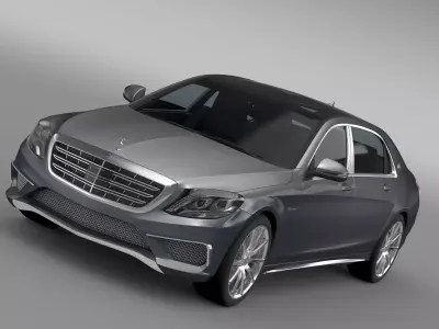   AMG Mercedes Maybach X222 2015 3D model