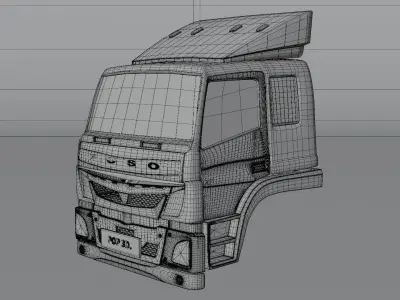 3d Model Fuso truck 3D model
