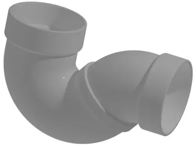 Pipe Fitting P Trap 3D print model