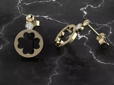 Jewelry Earring 3D print model