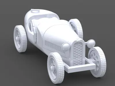 Bugatti Type 35 toy car for 3d printing 3D print model