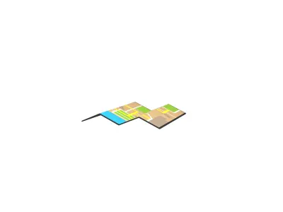 Map v1 002 Low-poly 3D model