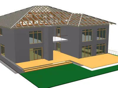 House 650m2 3D model