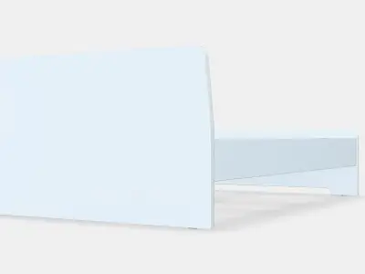 ASKVOLL Bed frame 5 Low-poly 3D model