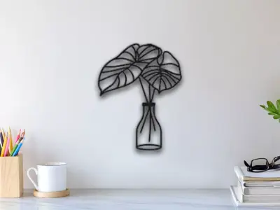 Leaf Wall Art 3D print model order