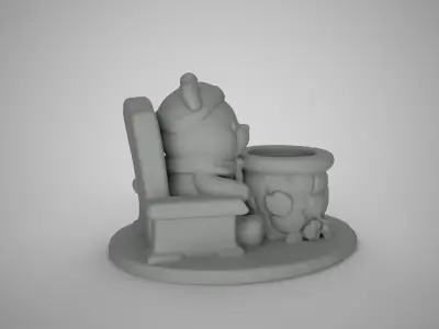 Bear Planter 3D print model
