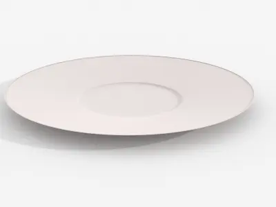 Plate Low-poly 3D model