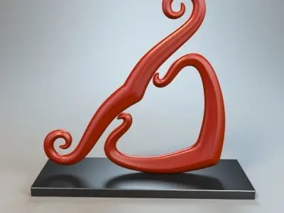 Abstract Figure 3D model