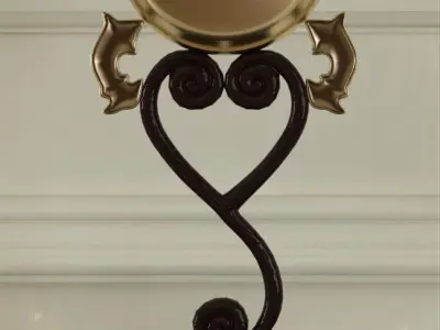 Heart clock Free 3D model