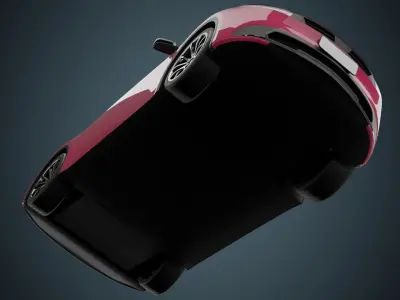 EV Car 04 Low-poly 3D model