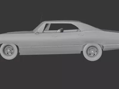 Chevrolet Impala 1967 3D print model