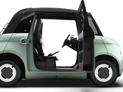 Fiat Topolino HQ Interior 2025 3D model