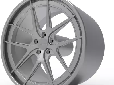 FORGELINE VX3C-SL STEPPED LIP WHEEL 3D PRINT MODEL 3D print model