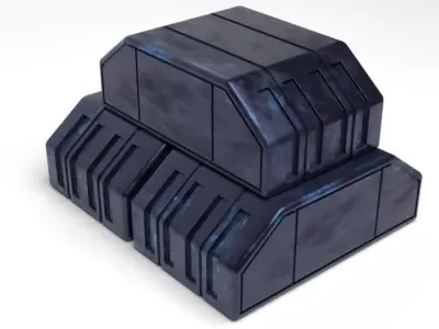 Imperial Hangar Crate 1-6 scale Hottoys  Free 3D print model