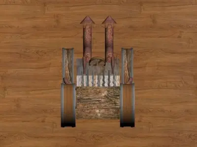 3d animation models of Wooding Car and Lumion Project 3D model