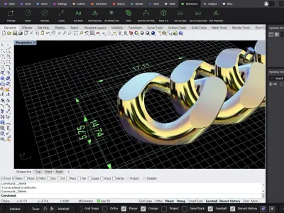 Special Cuban chains in 7 sizes 3D print model