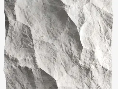 275-RockPanel piece of rock on wall 3D model