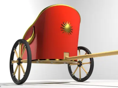 Chariot - Roman 3D model