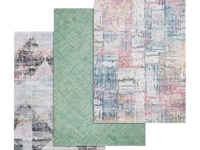 Rug Set 391 3D model