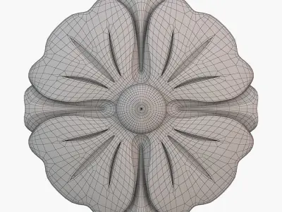 Rosette CNC 3D model