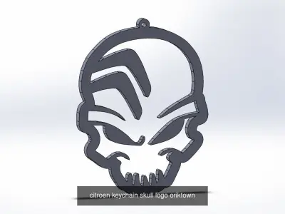 Citroen keychains 3D Model Pack