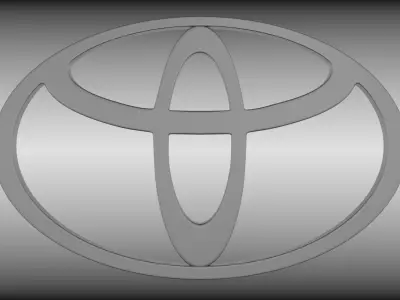 Toyota logo 3D model