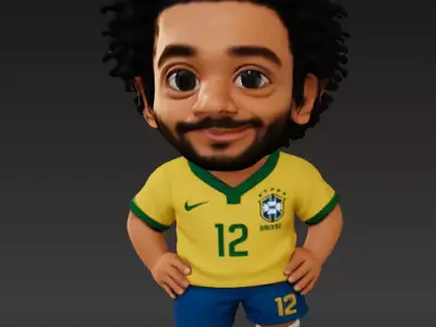 Marcelo Chibi Style 3D Model 3D print model