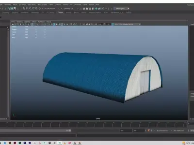 Low Poly Shed 3D model