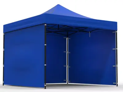 Event Tent 3x3 Modular Pop Up Canopy 3D model