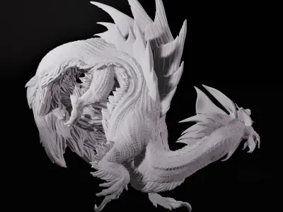Mizutsune Monster Hunter Fan Art 3D print model